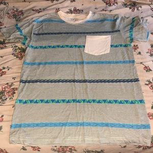 Striped shirt cool patterns 90s